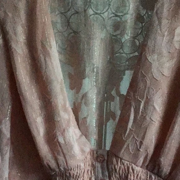 Light Pink sheer  top long sleeve🌸💓 - Picture 2 of 3